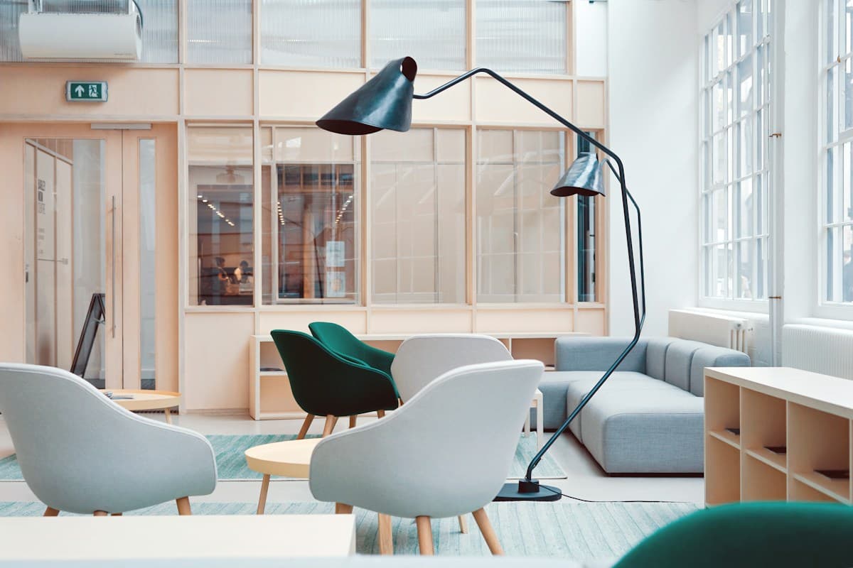 The Sitenet team's bright, open-plan workspace